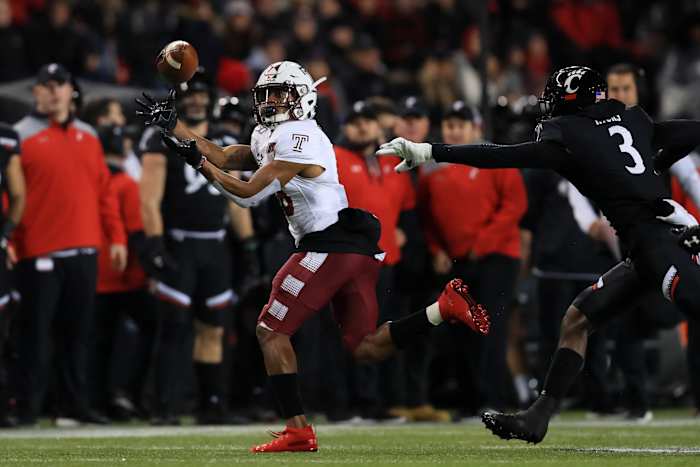 Receiver Jadan Blue leads the Owls in receptions this season.